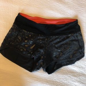 Lululemon speed shorts size 4